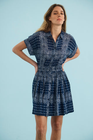 Hunter Bell Howard Dress, Inkwell Paisley