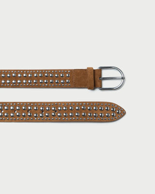 Loeffler Randall Isaac Studded Belt, Cacao