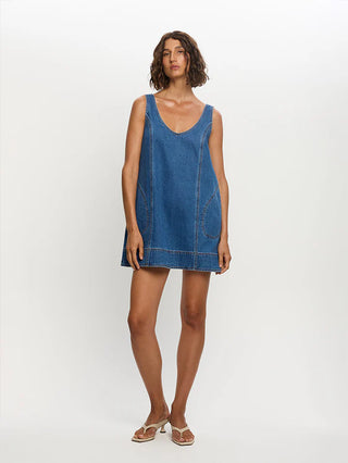 Kivari Ilaria Mini Dress, Indigo