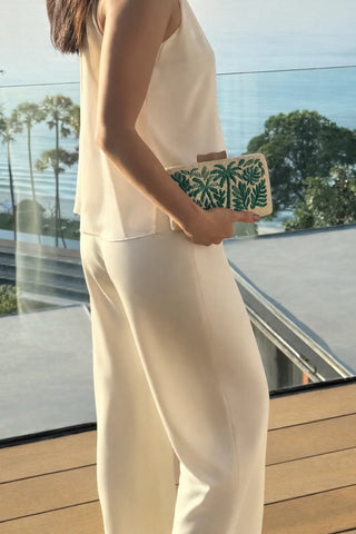 Kayu Palm Beach Clutch, Multi