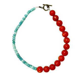 Twine & Twig Classic Necklace, Coral Bay