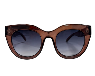 Le Specs Air Heart Sunglasses, Smokey Pink