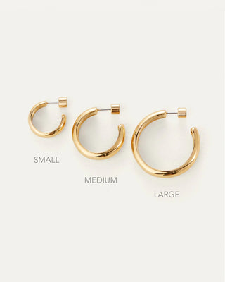 Jenny Bird Staple Gold Hoop, Medium
