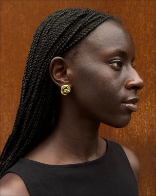 Jenny Bird Gio Earrings, High Polish Gold