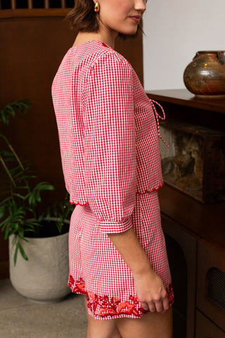Anna Cate Jane Top, Picnic Plaid