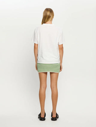 Kivari Corinne Knit Mini Skirt, Stripe