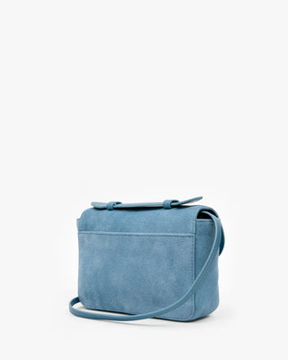 Clare V. Kathryn Suede Bag, Desert Blue