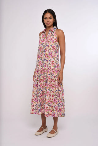 Love the Label Charlotte Long Dress, Roxanna Floral Print