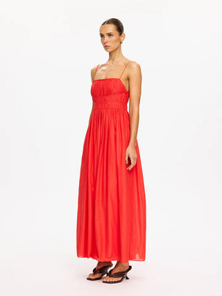Kivari Fiona Maxi Dress, Red