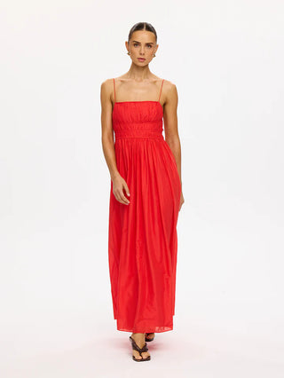 Kivari Fiona Maxi Dress, Red