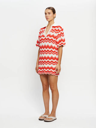 Kivari Leighton Mini Dress, Coral