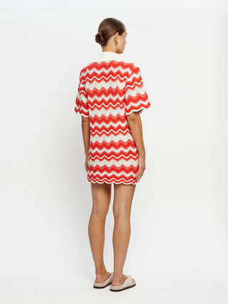 Kivari Leighton Mini Dress, Coral