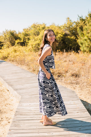 Livro Pavilion Skirt, Fish Print