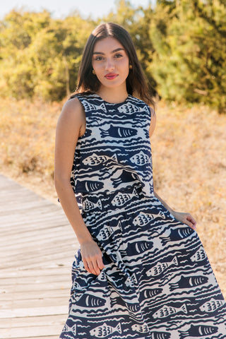 Livro Crop Top, Fish Print
