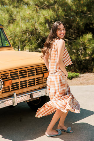 Livro Pavilion Skirt, Field Check