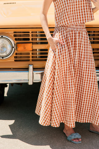Livro Pavilion Skirt, Field Check