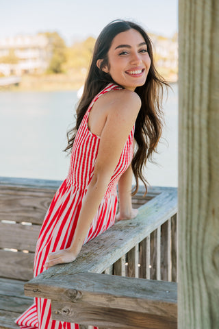 Livro Stroll Dress, Red Stripes