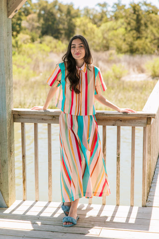 Livro Club Shirt, Amberline Stripes