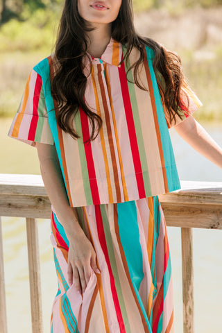 Livro Club Shirt, Amberline Stripes