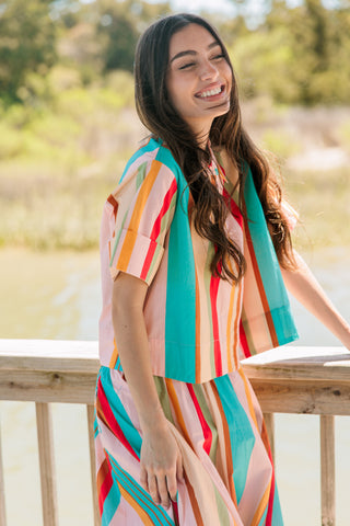 Livro Club Shirt, Amberline Stripes