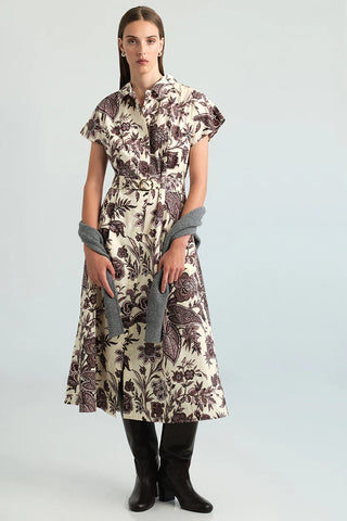 Cara Cara Sawyer Dress, Linden Bloom Ivory