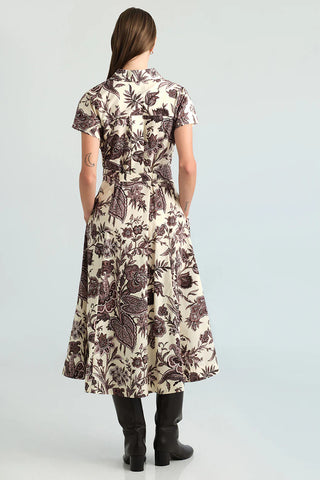 Cara Cara Sawyer Dress, Linden Bloom Ivory
