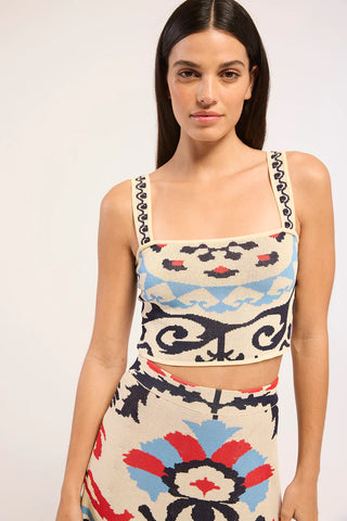 Misa Cora Top, Summer Tapestry