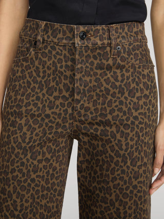Frame LE Slim Palazzo, Leopard