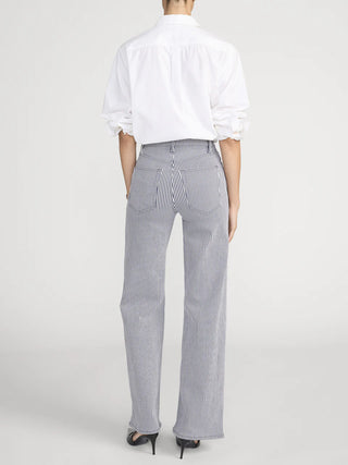Frame Le Slim Palazzo, Navy Stripe