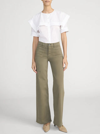 Frame Le Slim Palazzo Modernist Pocket, Grasshopper