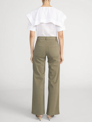 Frame Le Slim Palazzo Modernist Pocket, Grasshopper