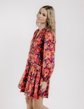 Love the Label Edith Long Sleeve Dress, Prospect Flower Liberty Print