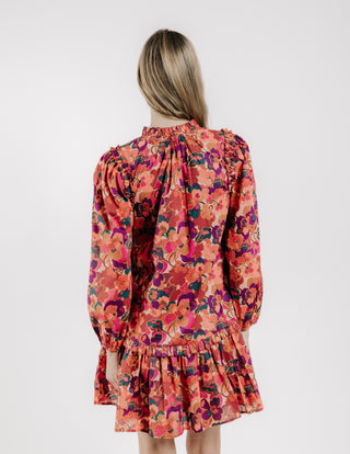 Love the Label Edith Long Sleeve Dress, Prospect Flower Liberty Print