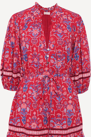 Banjanan Liza Dress, Cinnabar