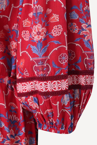 Banjanan Liza Dress, Cinnabar
