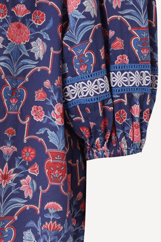 Banjanan Lorna Top, Medieval Blue