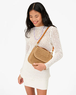 Louis w/ Top Handle Twisted Raffia, Palm