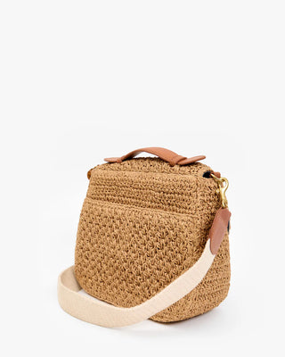 Louis w/ Top Handle Twisted Raffia, Palm