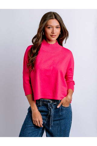 Kerisma Aja Ortho Solid Sweater, Fuchsia