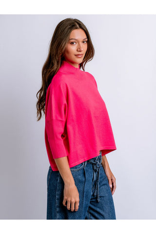Kerisma Aja Ortho Solid Sweater, Fuchsia