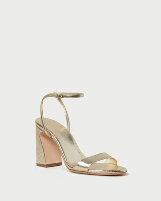 Loeffler Randall Malia Curved Heel Sandal, Champagne