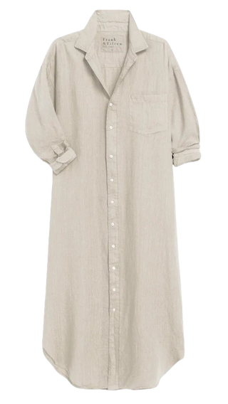 Frank & Eileen One-Size Button-Up Dress, Sand