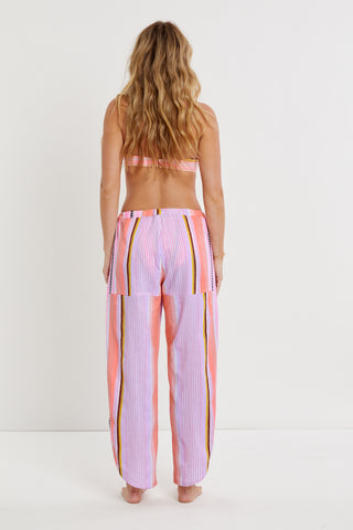 LemLem Mimi Flyaway Pants, Kiremiti Pink