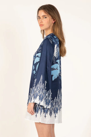 Poupette St Barth Gia Mini Dres, Navy Canopy