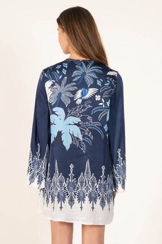 Poupette St Barth Gia Mini Dres, Navy Canopy