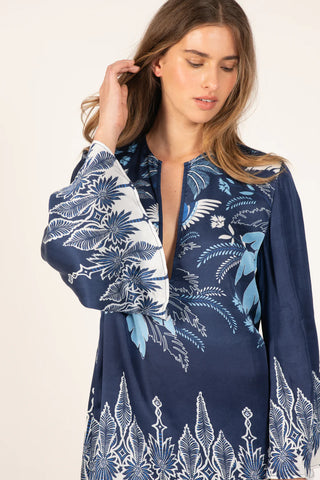 Poupette St Barth Gia Mini Dres, Navy Canopy