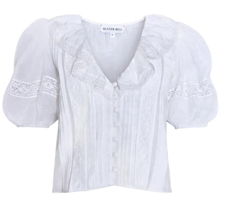 Hunter Bell Mare Top, White