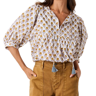 Marea Steph Top, Tinsel Sunflower