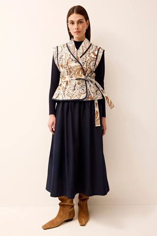 Marie Oliver Barrett Dress, Navy