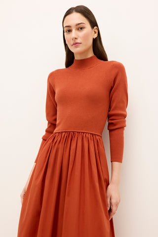 Marie Oliver Barrett Dress, Russet